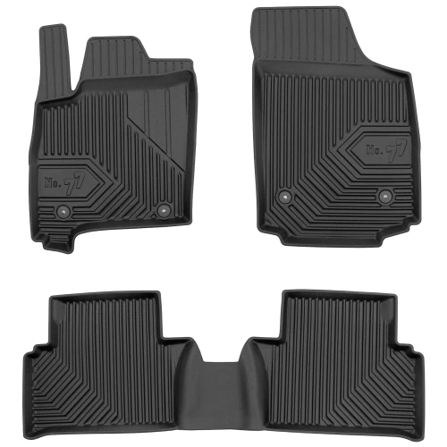 Dywaniki gumowe No.77 do Opel Meriva 2003-2010 (A)