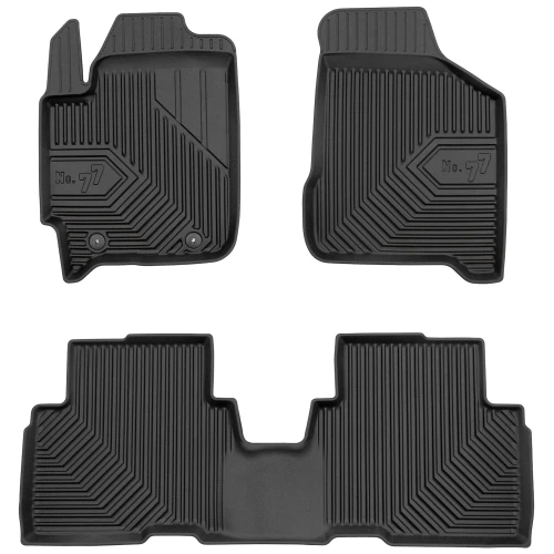 Dywaniki gumowe No.77 do Kia Carens 2002-2006 (II)