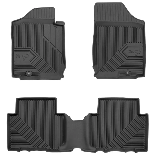 Dywaniki gumowe No.77 do Kia Carens 2006-2013 (III)
