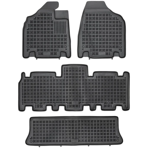 Dywaniki gumowe korytka do Kia Sedona 2005-2014 (II)