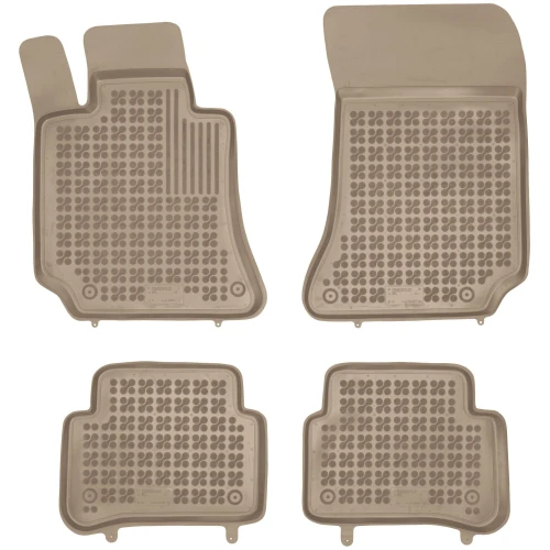 Dywaniki korytka gumowe beżowe do Mercedes-Benz Klasa E 2009-2016 (W212)