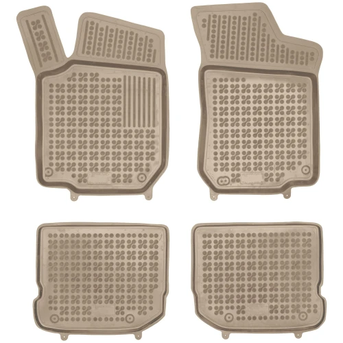 Dywaniki korytka gumowe beżowe do SEAT Leon 1999-2005 (MK1)