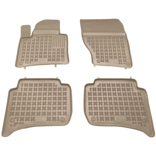 Dywaniki korytka gumowe beżowe do Volkswagen Touareg 2010-2018 (II)