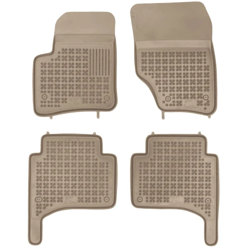 Dywaniki korytka gumowe beżowe do Volkswagen Touareg 2002-2010 (I)