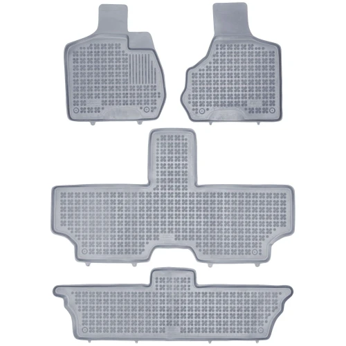 Dywaniki korytka gumowe szare do Chrysler Voyager 2000-2007 (IV)