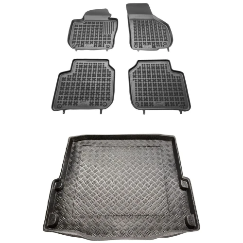 Dywaniki i mata zestaw komplet do Škoda Superb 2008-2015 (II)