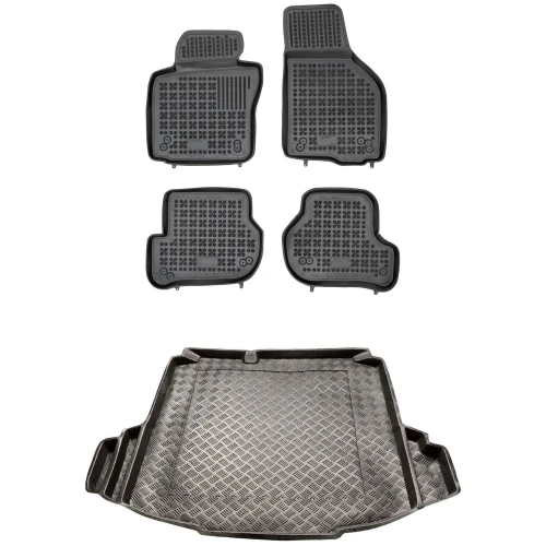Dywaniki i mata zestaw komplet do Volkswagen Jetta 2005-2011 (V)