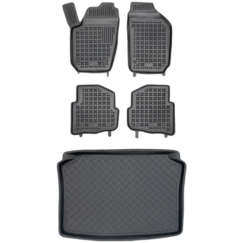 Dywaniki i mata zestaw komplet do Volkswagen Polo 2001-2009 (IV)