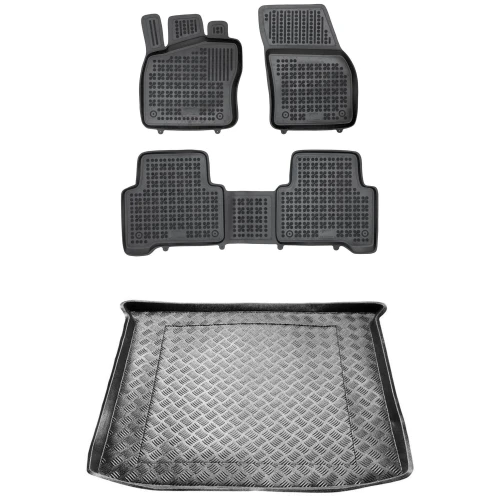 Dywaniki i mata zestaw komplet do Volkswagen Touran 2015- (II)