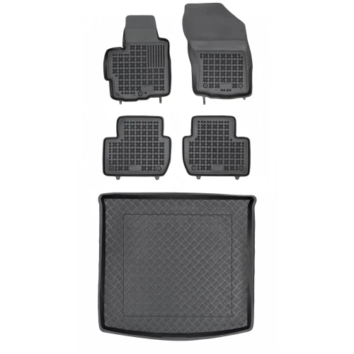 Dywaniki i mata zestaw komplet do Mitsubishi Outlander 2012-2022 (III)