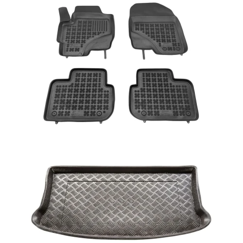 Dywaniki i mata zestaw komplet do Mitsubishi Colt 2004-2012 (VI)