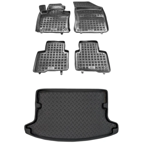 Dywaniki i mata zestaw komplet do SsangYong Korando 2019- (IV)