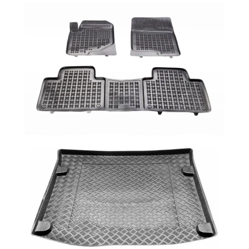 Dywaniki i mata zestaw komplet do SsangYong Rexton 2017- (II)