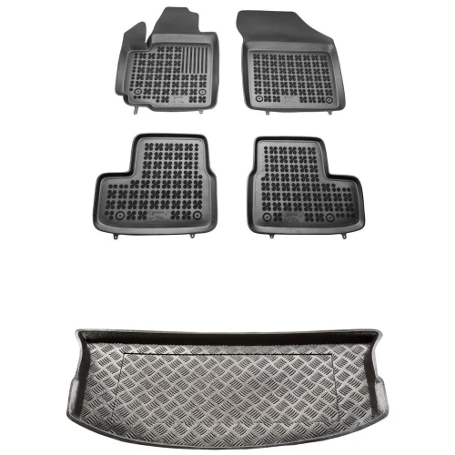 Dywaniki i mata zestaw komplet do Opel Agila 2008-2014 (B)