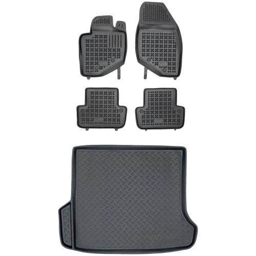 Dywaniki i mata zestaw komplet do Volvo V70 2000-2007 (II)