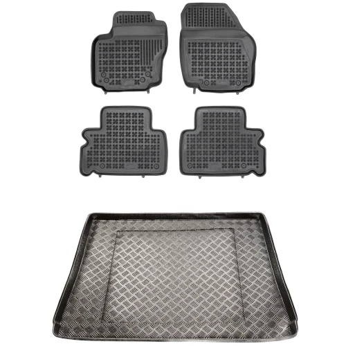 Dywaniki i mata zestaw komplet do Ford Galaxy 2006-2015 (II)