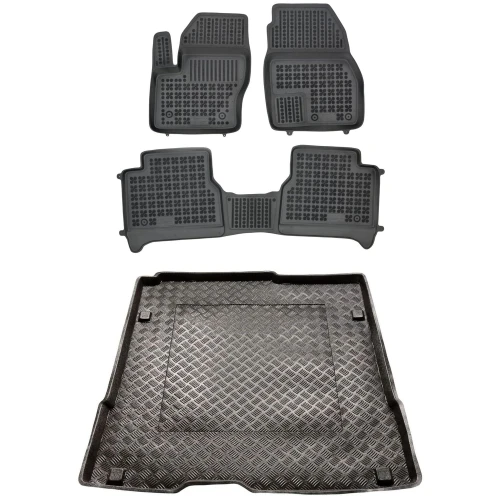 Dywaniki i mata zestaw komplet do Ford Grand Tourneo Connect 2012-2022 (I)