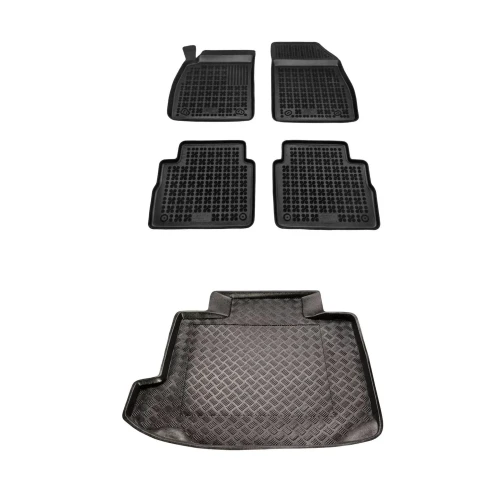Dywaniki i mata zestaw komplet do Saab 9-5 2010-2012 (II)