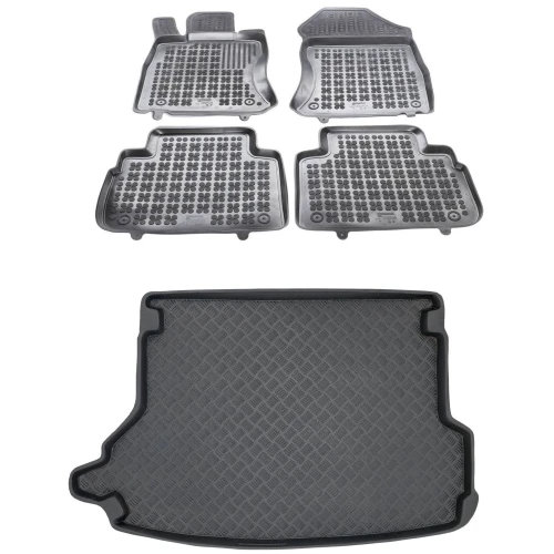 Dywaniki i mata zestaw komplet do Subaru Forester 2018- (SK)