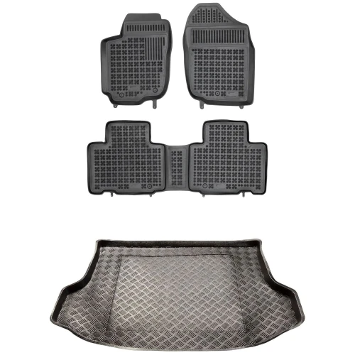 Dywaniki i mata zestaw komplet do Toyota RAV4 2013-2019 (XA40)
