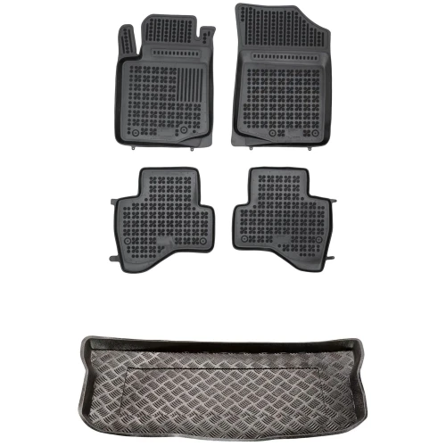 Dywaniki i mata zestaw komplet do Toyota Aygo 2014-2022 (II)