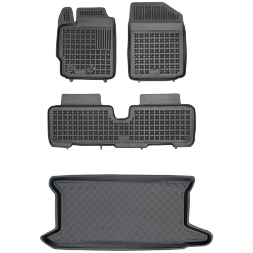 Dywaniki i mata zestaw komplet do Toyota Yaris 2005-2011 (II)