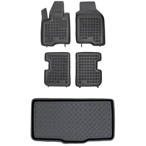 Dywaniki i mata zestaw komplet do Fiat Panda 2011- (III)