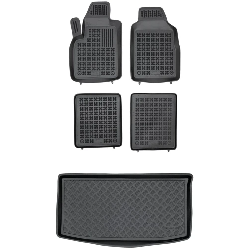Dywaniki i mata zestaw komplet do Fiat Panda 2003-2012 (II)