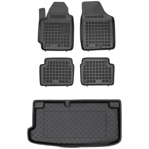 Dywaniki i mata zestaw komplet do Hyundai i10 2007-2013 (I)