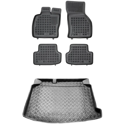 Dywaniki i mata zestaw komplet do SEAT Leon 2012-2020 (MK3)