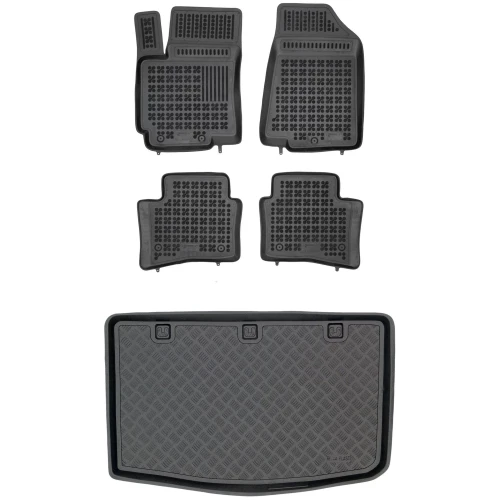 Dywaniki i mata zestaw komplet do Kia Rio 2011-2017 (III)