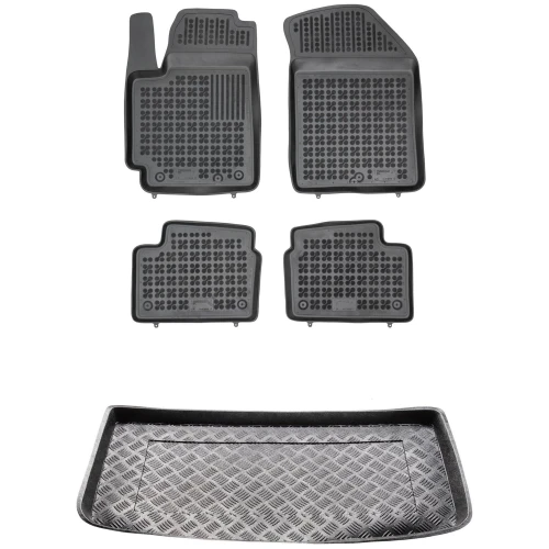 Dywaniki i mata zestaw komplet do Kia Picanto 2017- (III)