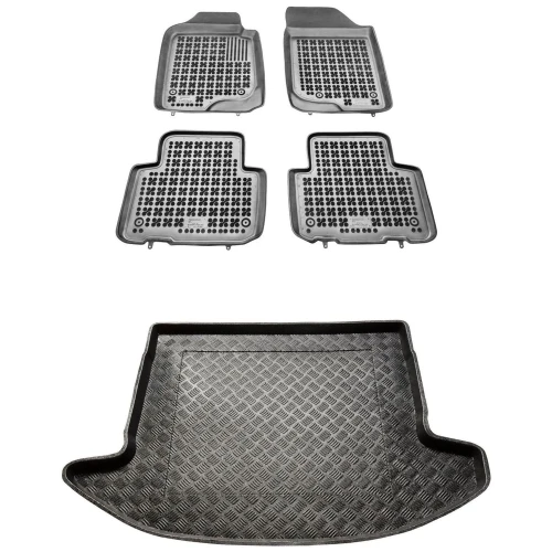 Dywaniki i mata zestaw komplet do Kia Carens 2006-2013 (III)