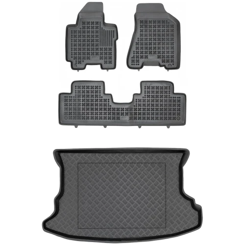 Dywaniki i mata zestaw komplet do Kia Sportage 2004-2010 (II)