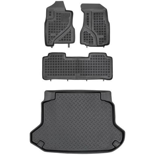 Dywaniki i mata zestaw komplet do Honda CR-V 2001-2006 (II)