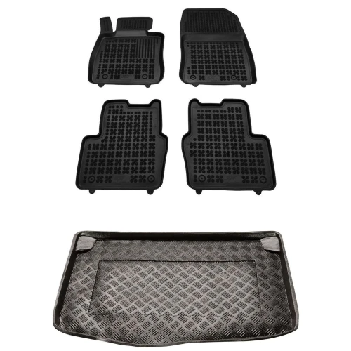 Dywaniki i mata zestaw komplet do Mazda 2 2014- (III)