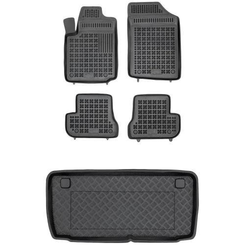 Dywaniki i mata zestaw komplet do Citroën C2 2003-2009