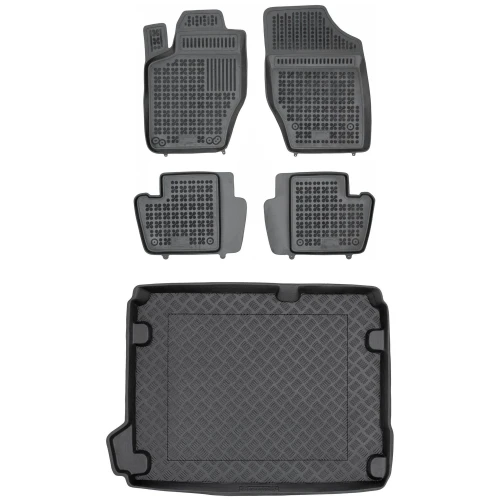 Dywaniki i mata zestaw komplet do Citroën C4 2010-2018 (II)