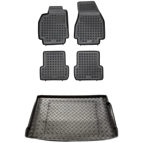 Dywaniki i mata zestaw komplet do Renault Megane 2002-2009 (II)