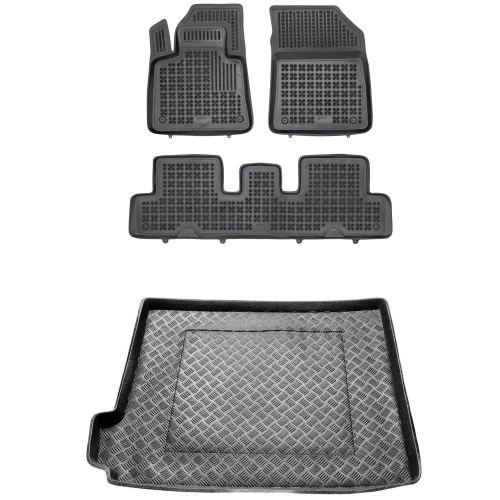 Dywaniki i mata zestaw komplet do Citroën C4 Grand Picasso 2013-2022 (II)