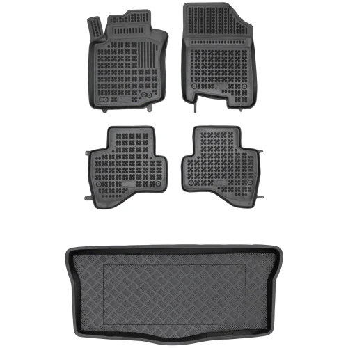 Dywaniki i mata zestaw komplet do Toyota Aygo 2005-2014 (I)