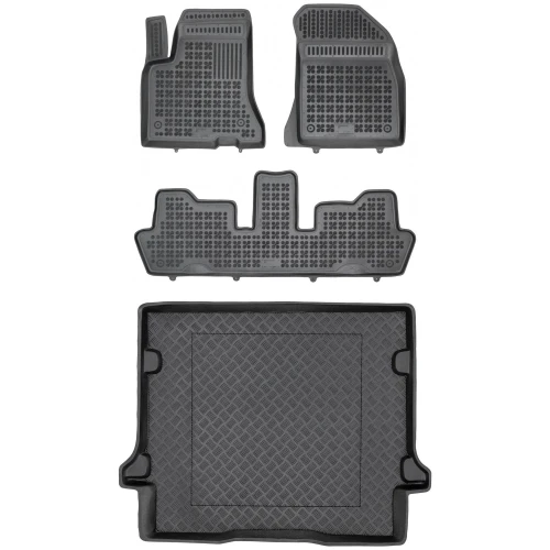 Dywaniki i mata zestaw komplet do Citroën C4 Grand Picasso 2006-2013 (I)
