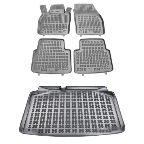 Dywaniki i mata gumowa zestaw komplet do Škoda Scala 2019-