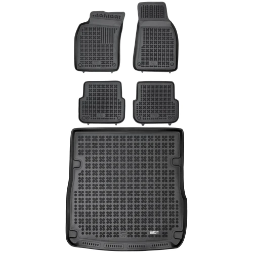 Dywaniki i mata gumowa zestaw komplet do Audi A6 2004-2011 (C6)