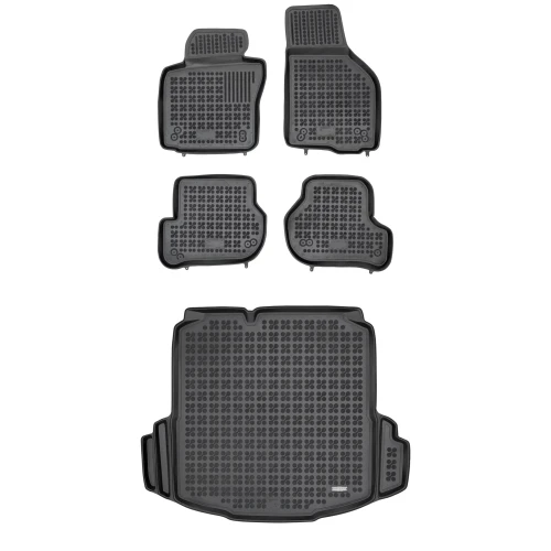 Dywaniki i mata gumowa zestaw komplet do Volkswagen Jetta 2005-2011 (V)