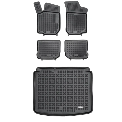 Dywaniki i mata gumowa zestaw komplet do Volkswagen Golf 1997-2006 (IV)