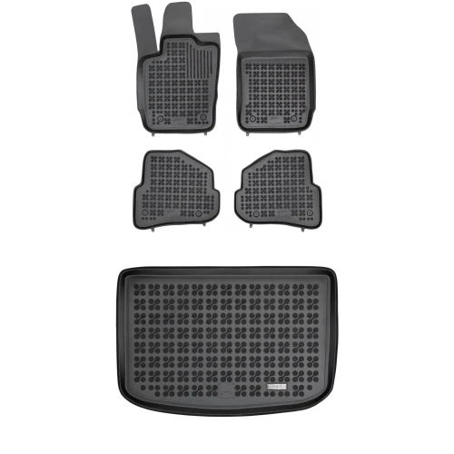 Dywaniki i mata gumowa zestaw komplet do Audi A1 2010-2018 (8X)