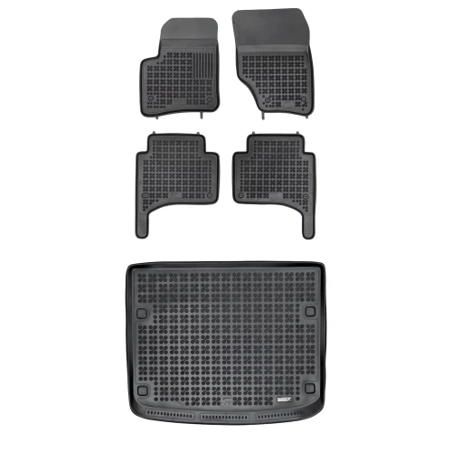 Dywaniki i mata gumowa zestaw komplet do Volkswagen Touareg 2002-2010 (I)