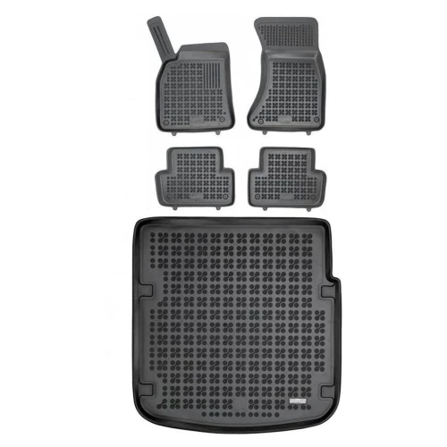 Dywaniki i mata gumowa zestaw komplet do Audi A5 2007-2016 (8T)