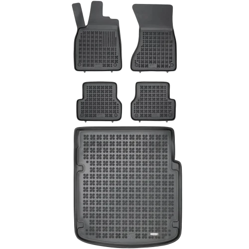 Dywaniki i mata gumowa zestaw komplet do Audi A7 2010-2018 (4G)